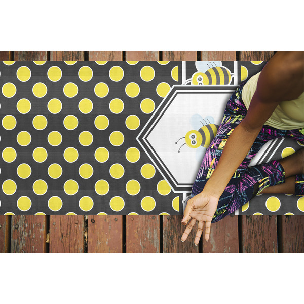 Bee & Polka Dots Yoga Mats - LIFESTYLE