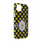 Bee & Polka Dots iPhone Case - Plastic - iPhone 14 Pro (Personalized)