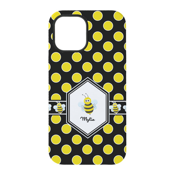 Bee & Polka Dots iPhone 15 Pro Tough Case - Back