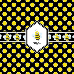 Bee & Polka Dots