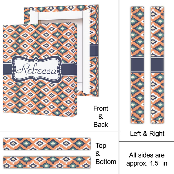 Tribal 11x14 - Canvas Print - Approval