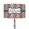 Tribal 12" Drum Lampshade - ON STAND (Fabric)