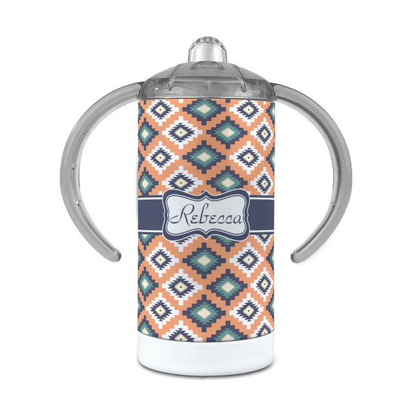 Custom Tribal 12 oz Stainless Steel Sippy Cup (Personalized)