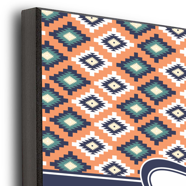 Tribal 12x12 Wood Print - Closeup