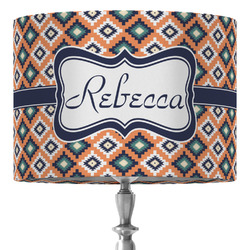 Tribal 16" Drum Lamp Shade - Fabric (Personalized)
