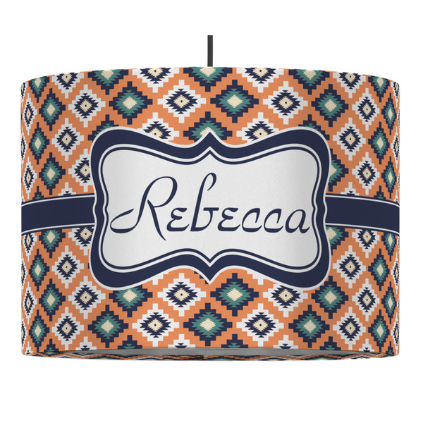 Tribal 16" Drum Lampshade - PENDANT (Fabric)