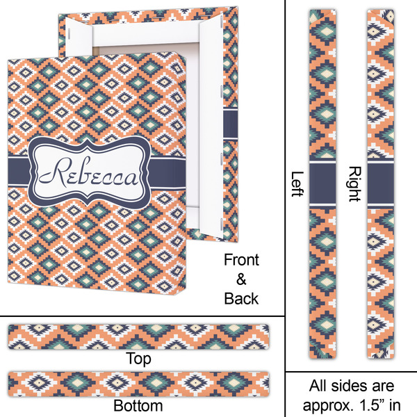 Tribal 16x20 - Canvas Print - Approval