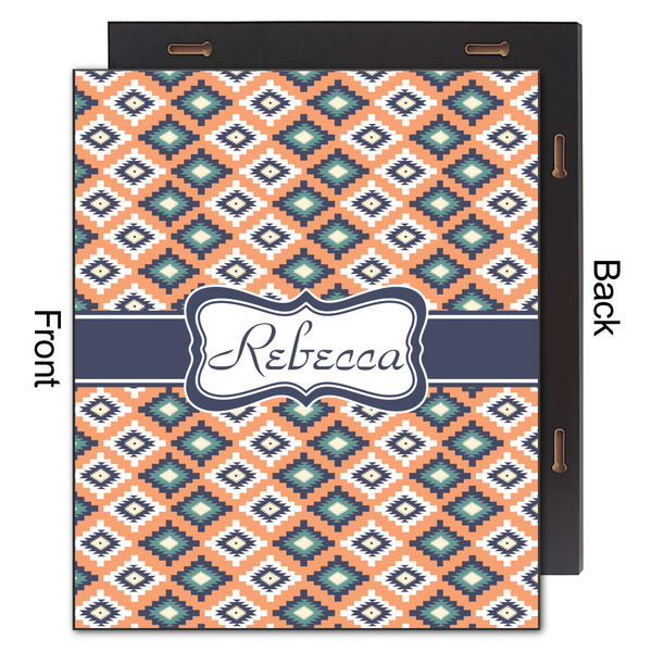 Tribal 20x24 Wood Print - Front & Back View