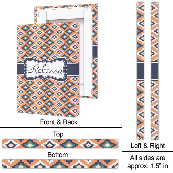 Tribal 20x30 - Canvas Print - Approval