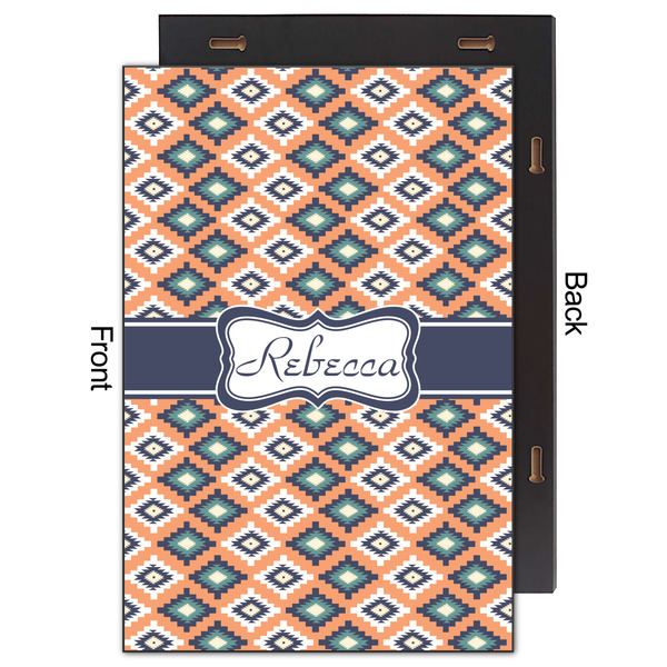 Tribal 20x30 Wood Print - Front & Back View