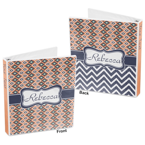 Tribal 3-Ring Binder Front and Back