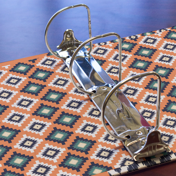 Tribal 3 Ring Binders - Full Wrap - 3" - DETAIL