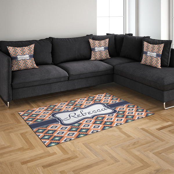 Tribal 4'x6' Indoor Area Rugs - IN CONTEXT