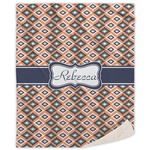 Tribal Sherpa Throw Blanket (Personalized)