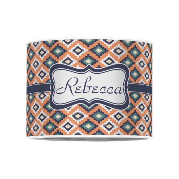 Tribal 8" Drum Lampshade - FRONT (Poly Film)