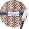 Tribal Round Glass Cutting Board - Small (Personalized)