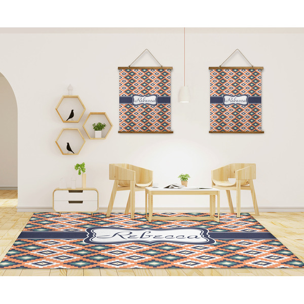 Tribal 8'x10' Indoor Area Rugs - IN CONTEXT
