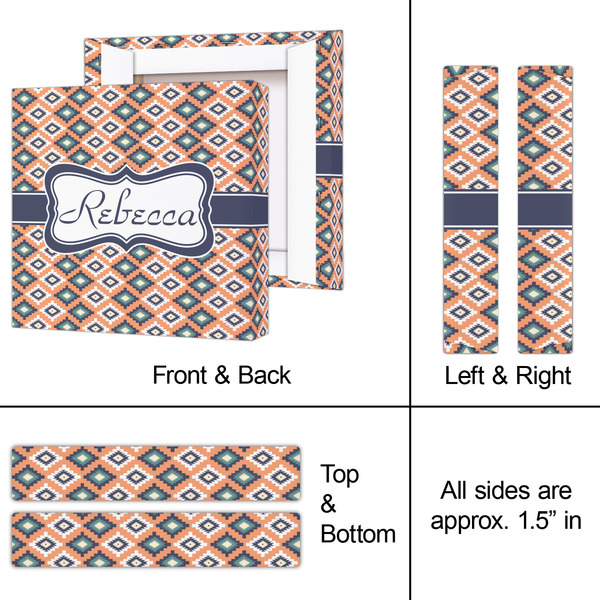 Tribal 8x8 - Canvas Print - Approval