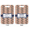 Tribal Aluminum Luggage Tag (Front + Back)