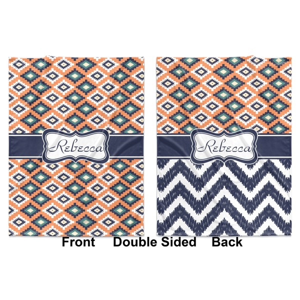 Tribal Baby Blanket (Double Sided - Printed Front and Back)