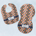 Tribal Baby Bib & Burp Set w/ Name or Text