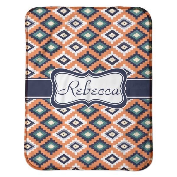 Tribal Baby Sherpa Blanket - Flat