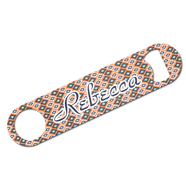 Custom Tribal Bar Bottle Opener w/ Name or Text