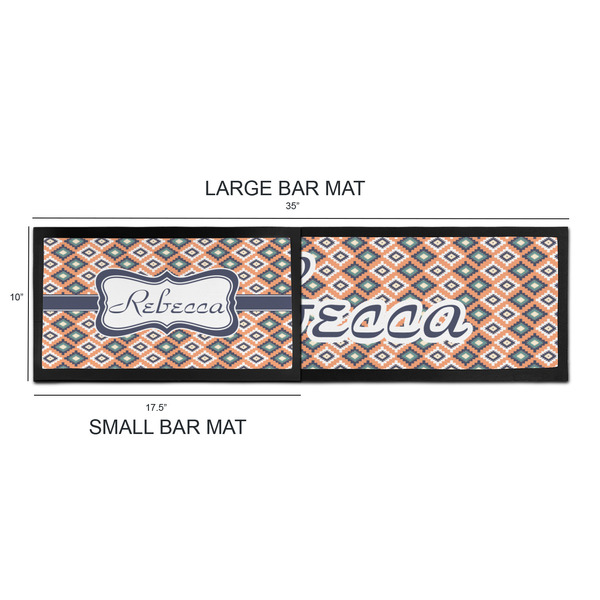 Tribal Bar Mats - Sizing Chart