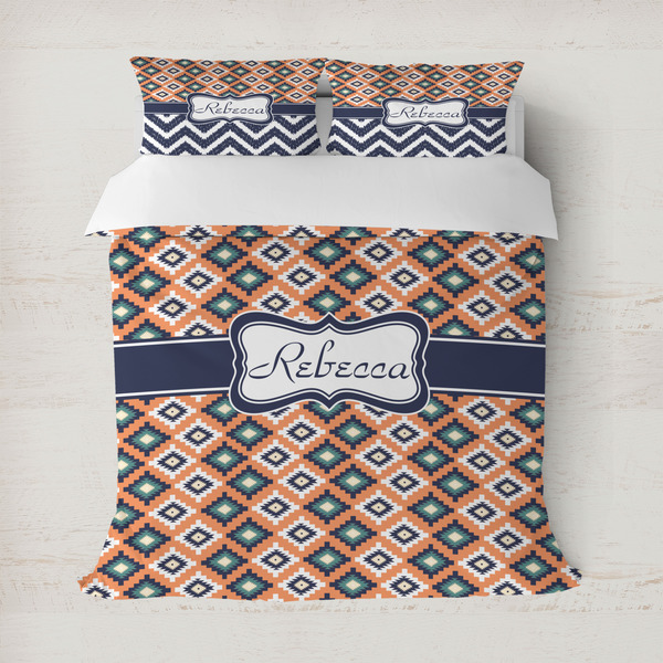 Custom Tribal Duvet Cover Set - Full / Queen (Personalized)