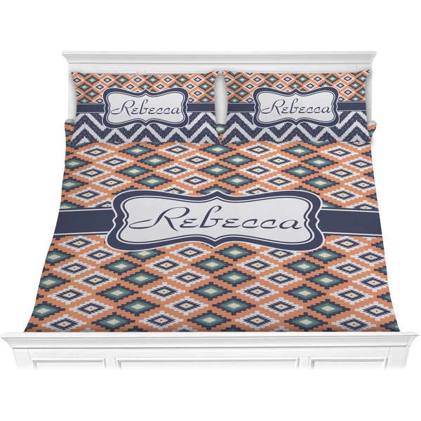 Custom Tribal Comforter Set - King (Personalized)