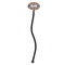 Tribal Black Plastic 7" Stir Stick - Oval - Single Stick