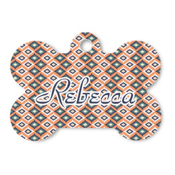 Tribal Bone Shaped Dog ID Tag (Personalized)