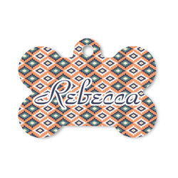 Tribal Bone Shaped Dog ID Tag - Small (Personalized)