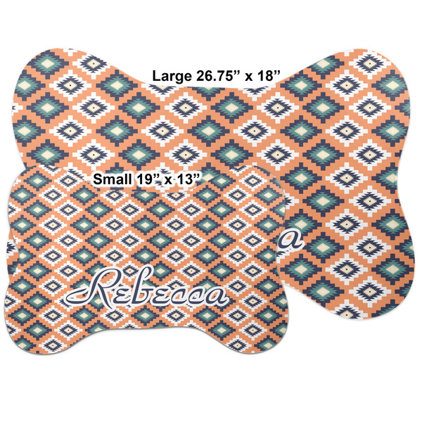 Tribal Bone Shaped Mat Comparison