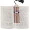 Tribal Bookmark with tassel - In book