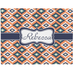 Tribal Woven Fabric Placemat - Twill w/ Name or Text