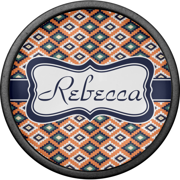 Tribal Cabinet Knob - Black - Front