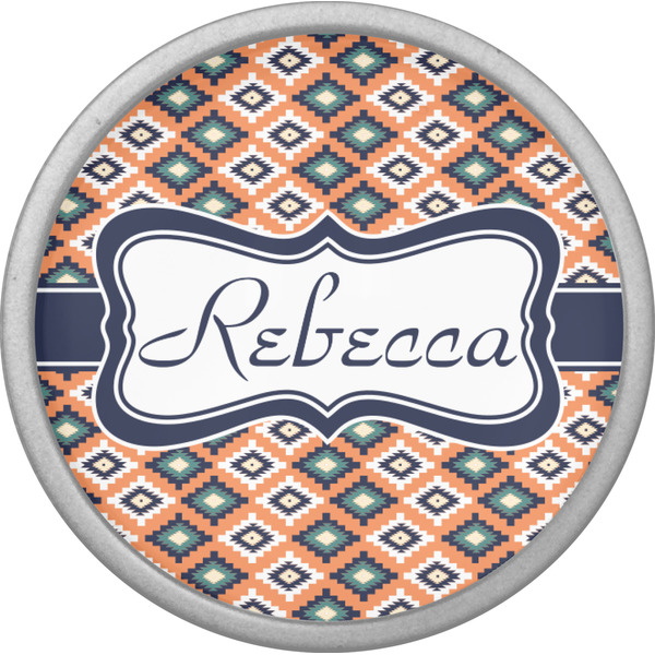 Tribal Cabinet Knob - Nickel - Front