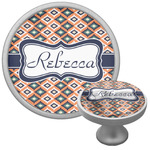 Tribal Cabinet Knob (Silver) (Personalized)
