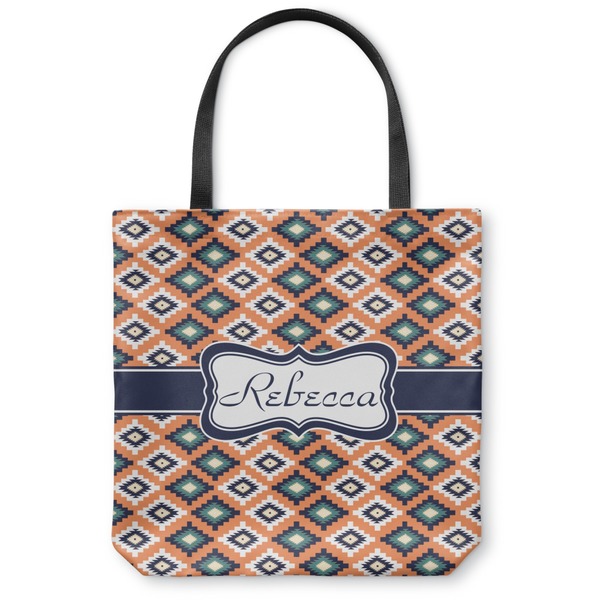 Custom Tribal Canvas Tote Bag - Small - 13"x13" (Personalized)