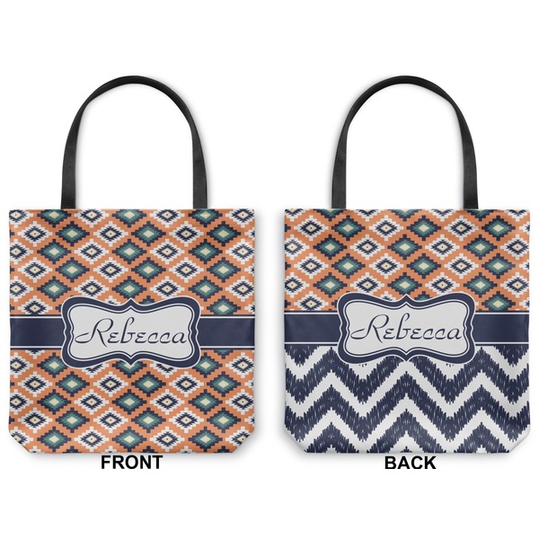 Tribal Canvas Tote - Front and Back