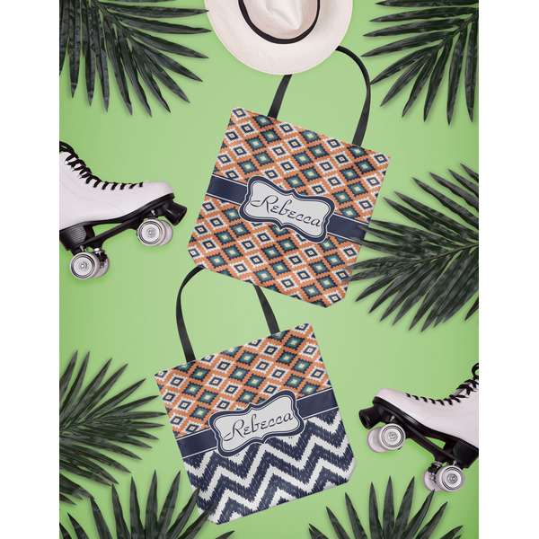 Tribal Canvas Tote Lifestyle Front and Back