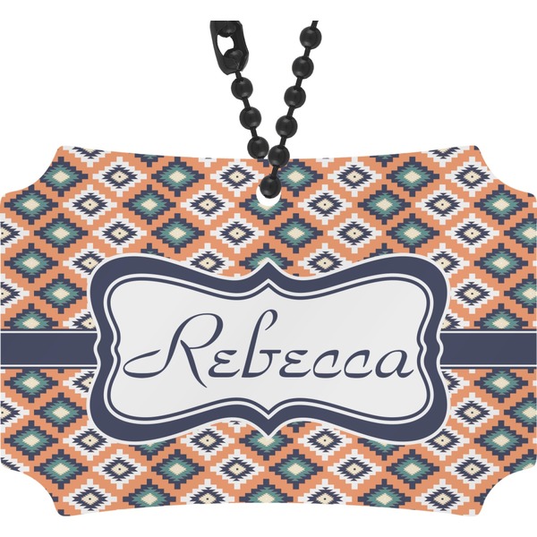 Custom Tribal Rear View Mirror Ornament (Personalized)