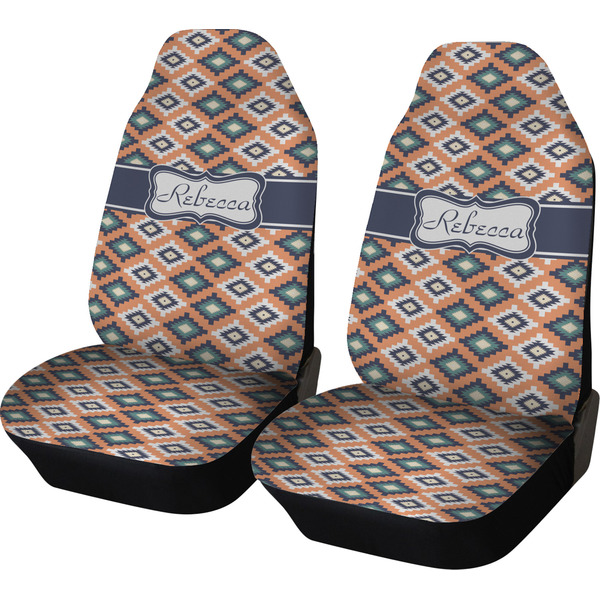 Custom Tribal Car Seat Covers (Set of Two) (Personalized)