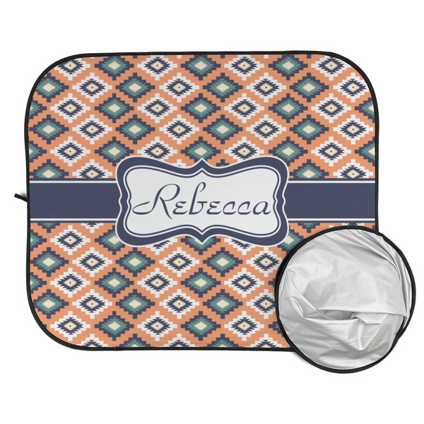 Tribal Car Sun Shades - FOLDED & UNFOLDED