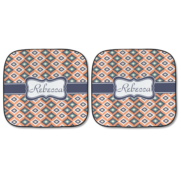 Tribal Car Sun Shades - FRONT