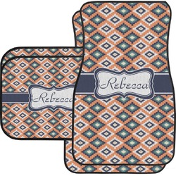Tribal Car Floor Mats Set - 2 Front & 2 Back (Personalized)
