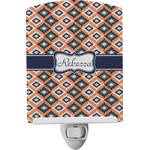 Tribal Ceramic Night Light (Personalized)