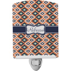 Tribal Ceramic Night Light (Personalized)