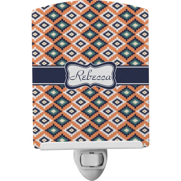 Custom Tribal Ceramic Night Light (Personalized)